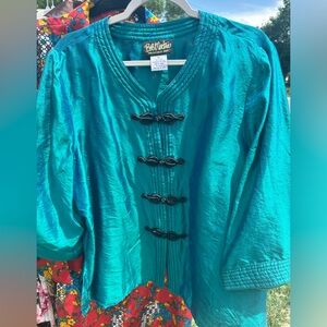 100% Silk Bob Mackie jacket!!